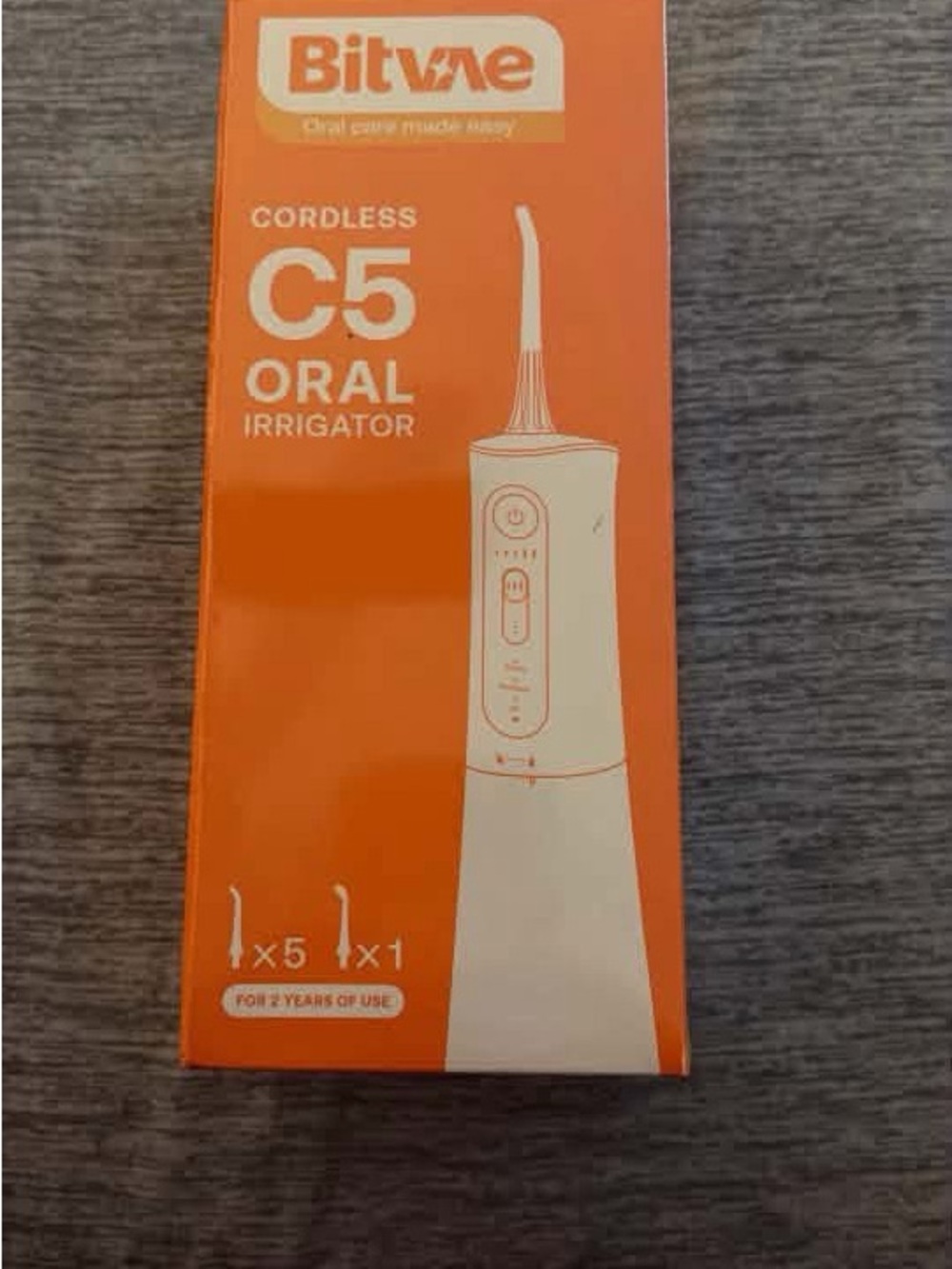 C5 Cordless Oral Irrigator - Orange